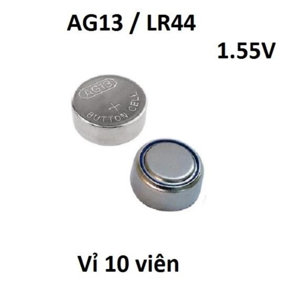 10 viên pin Alkaline LR44 / AG13 (Hàng tốt - Giá rẻ)