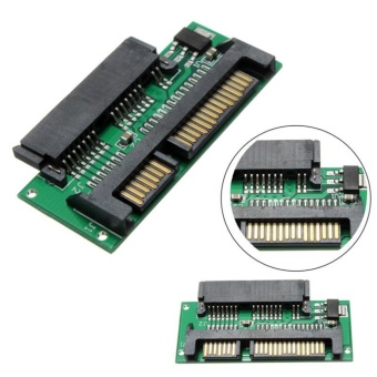 1.8 Inch Micro SATA HDD SSD 3.3V to 2.5 Inch 22PIN SATA 5V Adapter - intl  