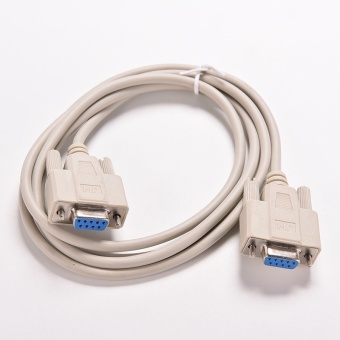 1PC 5ft F/F Serial RS232 Null Modem Cable Female to Female DB9 FTA Cross Connection 9 Pin COM Data Cable...