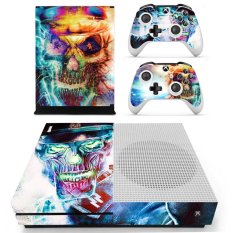 Giá Sốc 2 Controller Sticker + Skeleton Designer Skin For XBOX ONE S Gaming Console YS-xboxoneS-0134 – intl