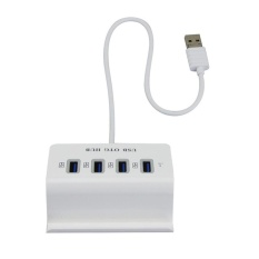 2 trong 1 USB3.0 4 OTG HUB + tặng Dock Bộ Chia Adapter dành cho Điện Thoại Thông Minh/Máy Tính-quốc tế