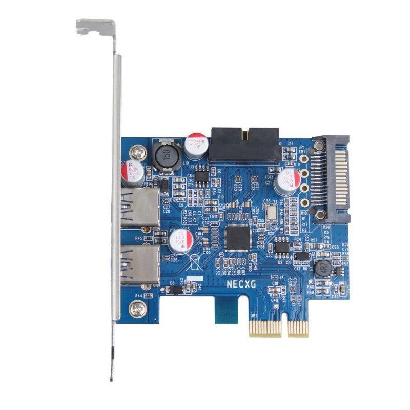 Bảng giá 2 USB3.0 Ports 5Gbps PCI-E PCI Express Card with 15pin SATA Power
Connector (Intl) Phong Vũ