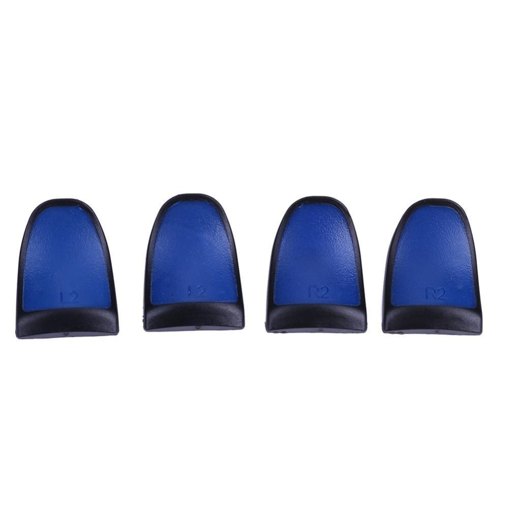 4pcs Anti-skid L1/R1 L2/R2 Trigger Buttons for PS4 Controller(Blue) - intl