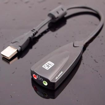 5HV2 USB 2.0 Virtual 7.1 Channel Audio External Sound Card Adapter  