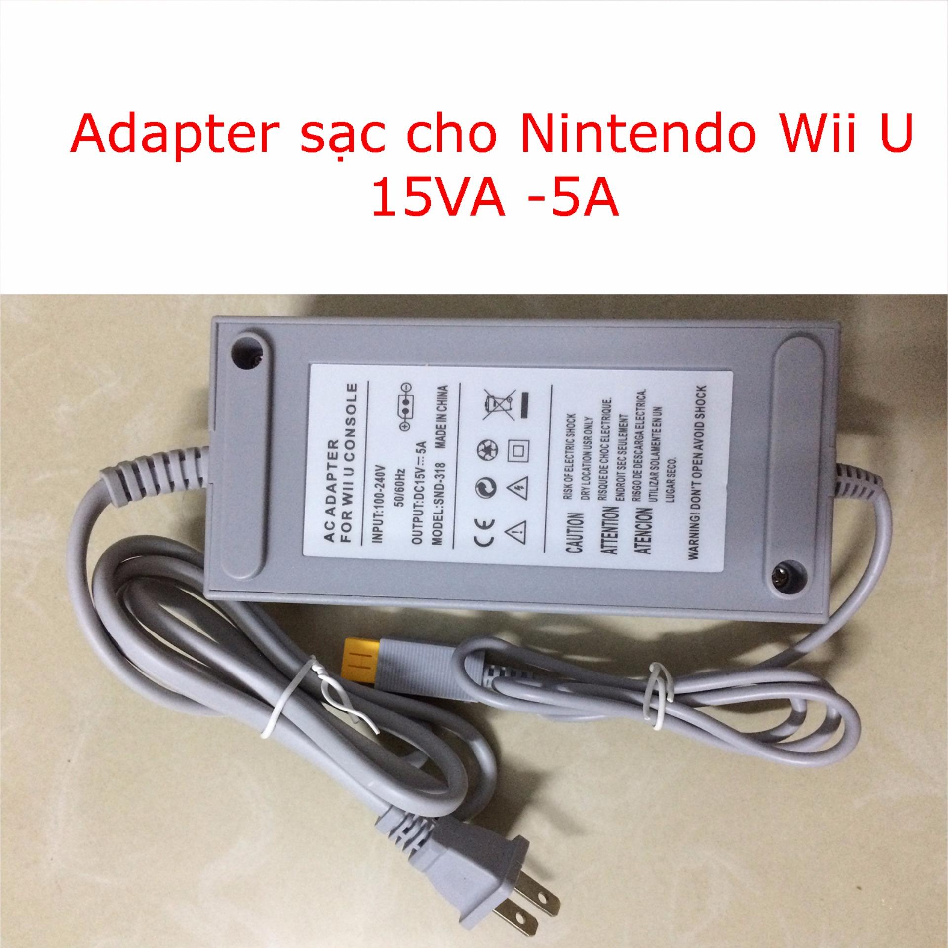 Adapter sạc nguồn cho Nintendo Wii U 15v - 5a