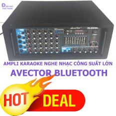 So Sánh Giá Ampli karaoke Amply nghe nhạc gia đình BLUETOOTH AVECTOR 4000BL karaoke cực hay