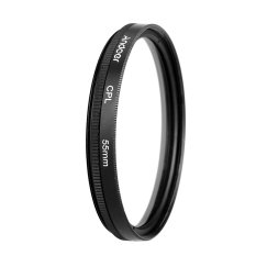 Andoer 55mm UV+CPL+FLD Circular Filter Kit Circular Polarizer Filter Fluorescent Filter with