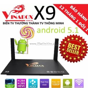 Android Smart Box Tivi Vina Box X9 Ram 2GB - BH 12TH