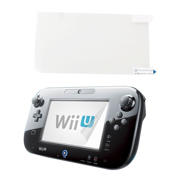 Anti-Glare LCD Screen Clear Film Protector Cover for Nintendo Wii U Gamepad (Intl)
