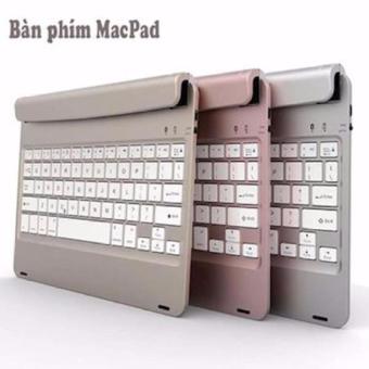 Bàn phím iPad Air 2 iPad 6 Bluetooth keyboard ốp nhôm có đèn bàn phím cao cấp  