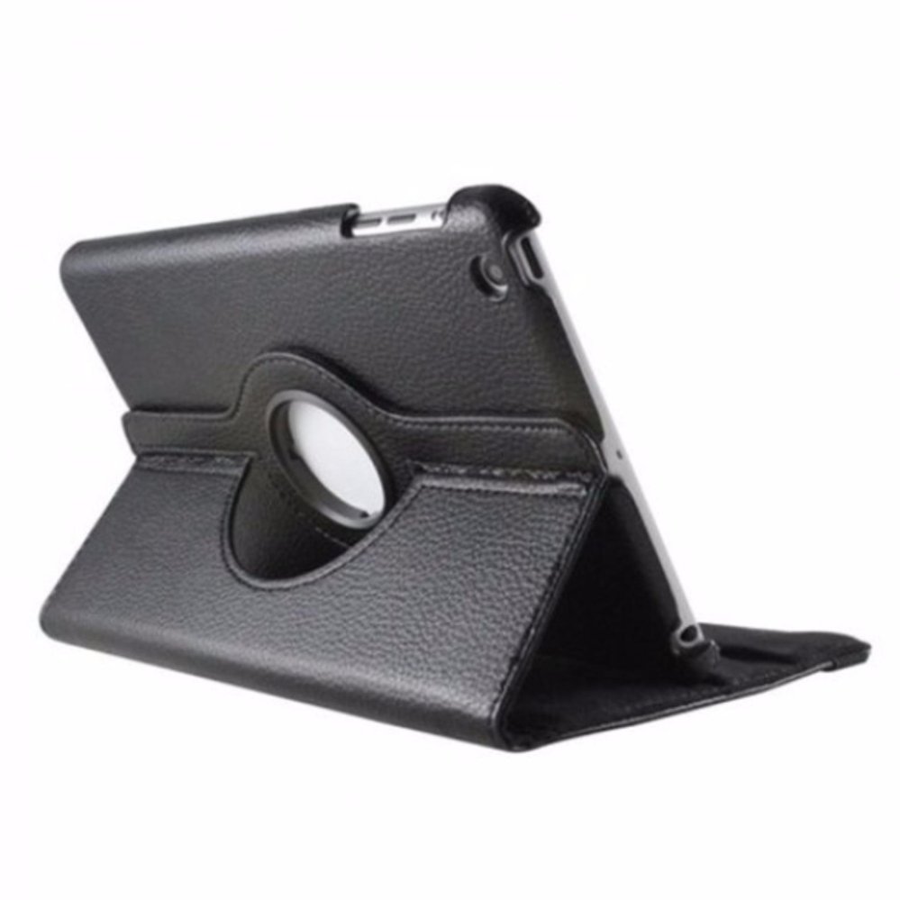 Bao da dành cho iPad 2 3 4 Xoay 360 - Lopez Cute (Màu đen)