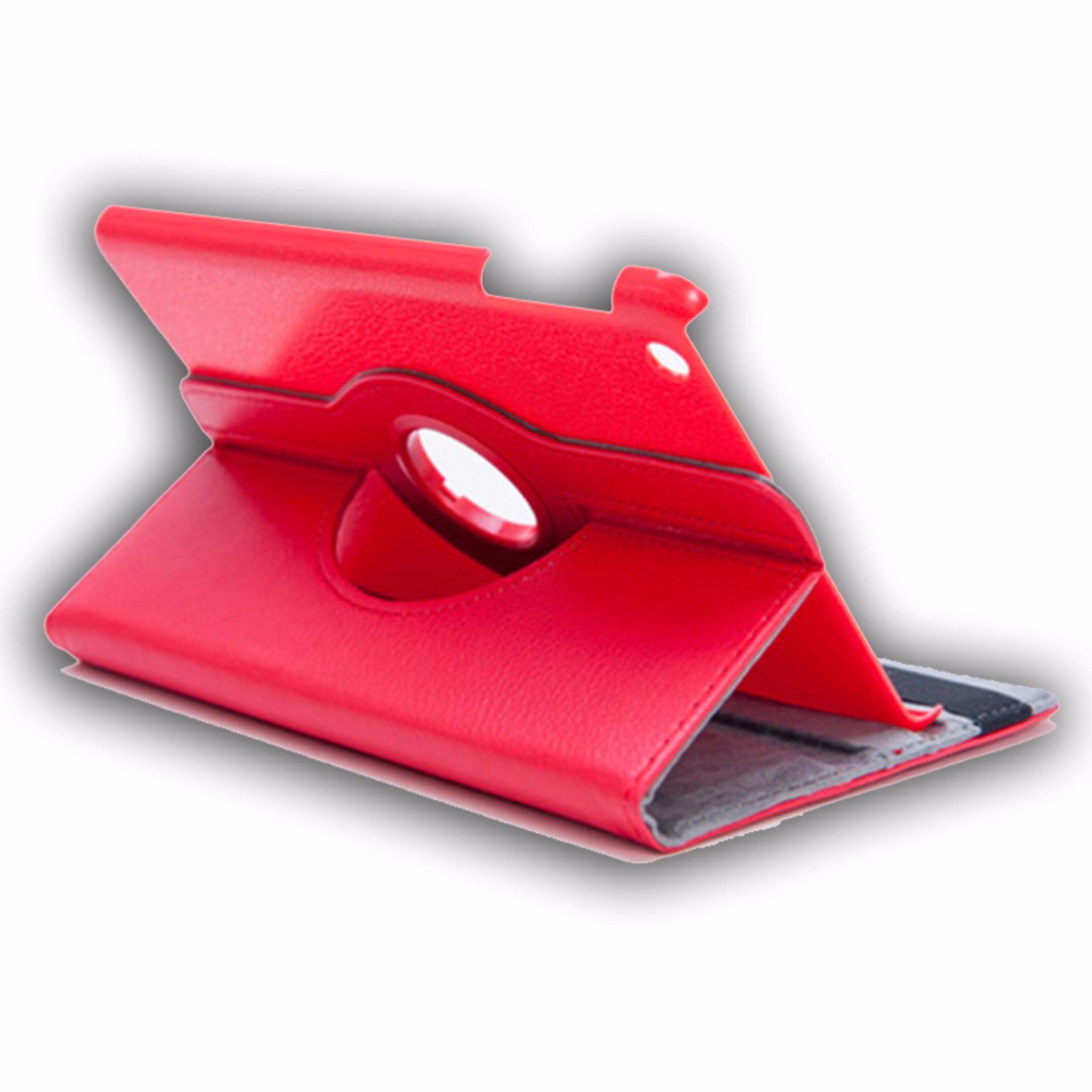 Bao da dành cho iPad 2 3 4 Xoay 360 - Lopez Cute (Đỏ)