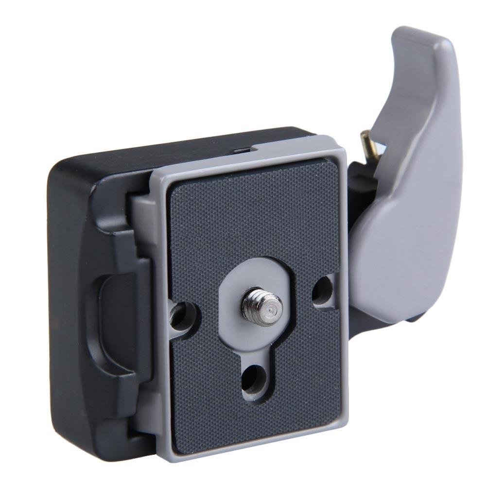 Black Camera 323 Quick Release Adapter with Manfrotto 200PL-14 Compat Plate