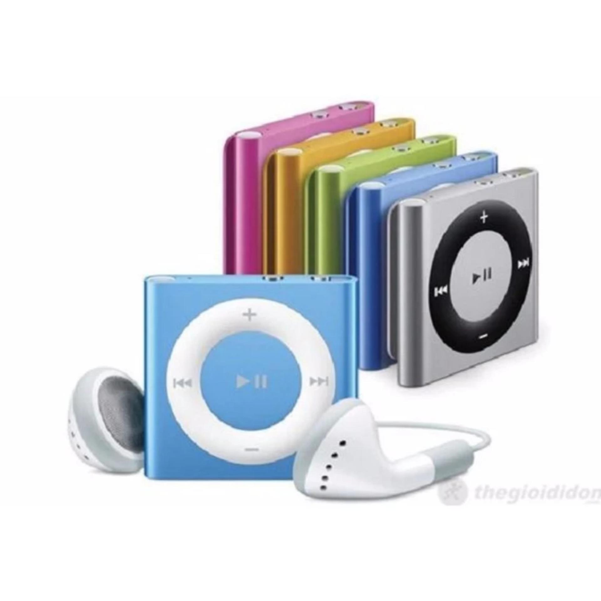 Bộ 1 máy nghe nhạc MP3 mini vỏ nhôm ,kẹp áo(màu ngẫu nhiên) và 1 Tai nghe