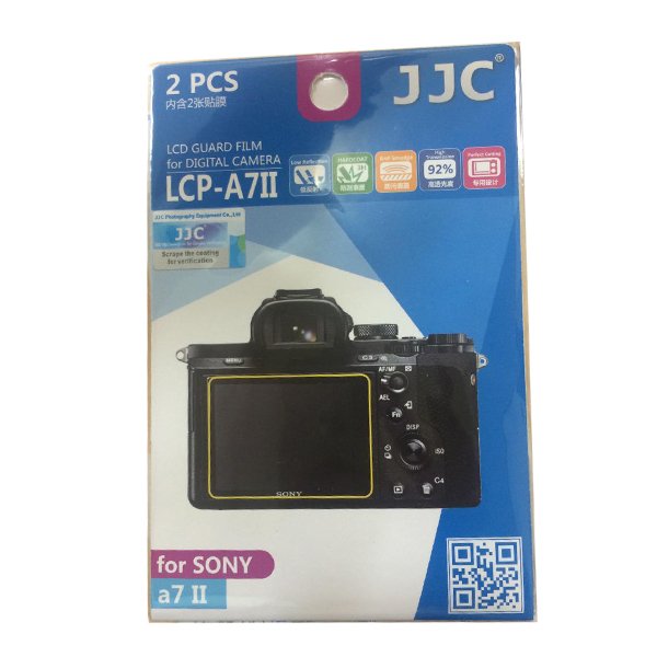 Bộ 2 miếng dán màn hình JJC cho Sony A7II (trắng)