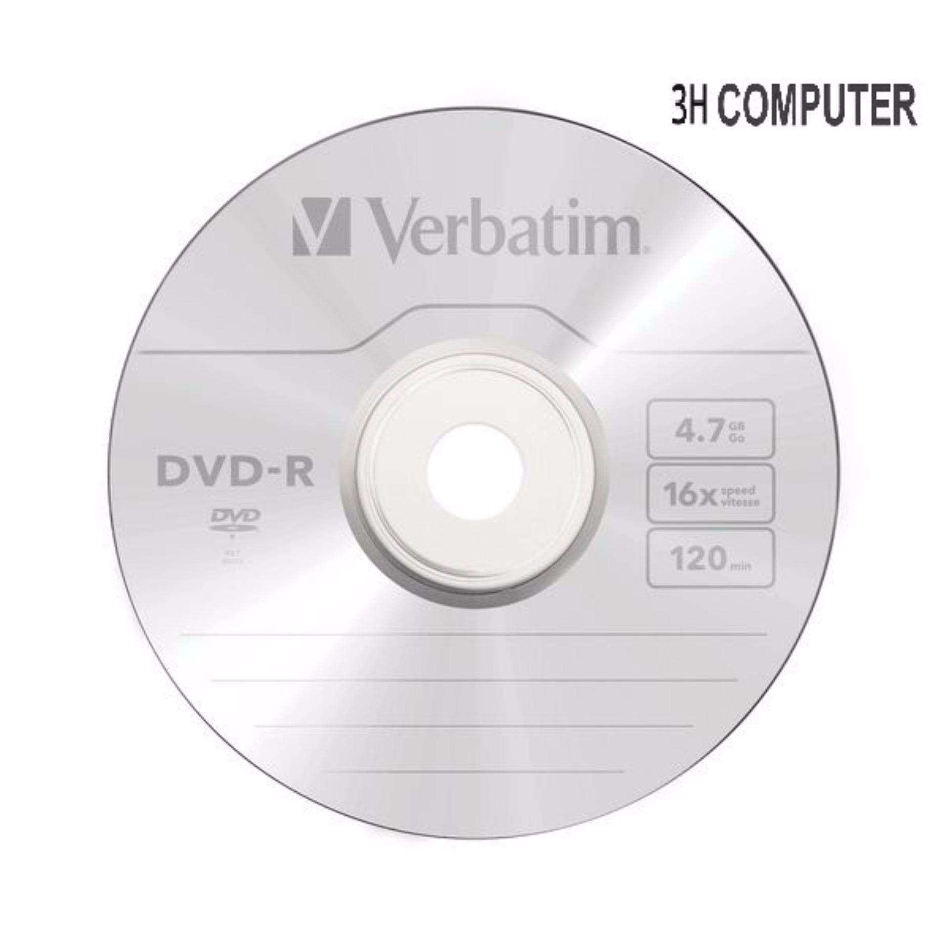 Bộ 25 đĩa trắng DVD VERBATIM 4.7G tặng cây bút ghi đĩa