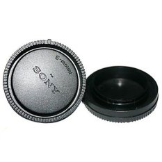 Bộ cap body và cap lens Sony ngàm E (Xám)