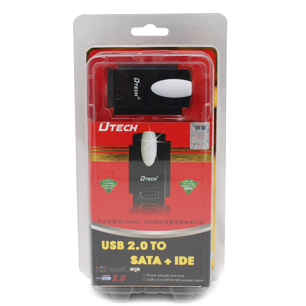 Bộ Cáp chuyển đổi USB 2.0 sang Sata IDE Dtech DT8003A