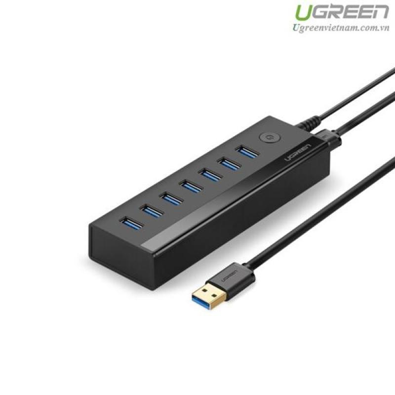 Bảng giá Bộ chia USB 3.0 ra 7 cổng hỗ trợ nguồn 5V/2A Ugreen 30845 cao cấp Phong Vũ