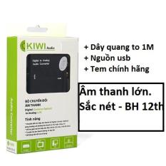Bảng Giá Bộ chuyển âm thanh KIWI BOX TV 4K quang optical sang audio AV ra amply KA-01