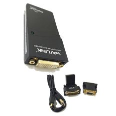 Bộ chuyển đổi MINI USB 2.0 sang VGA + HDMI + DVI Wavlink WS-UG 17D1 (Đen)