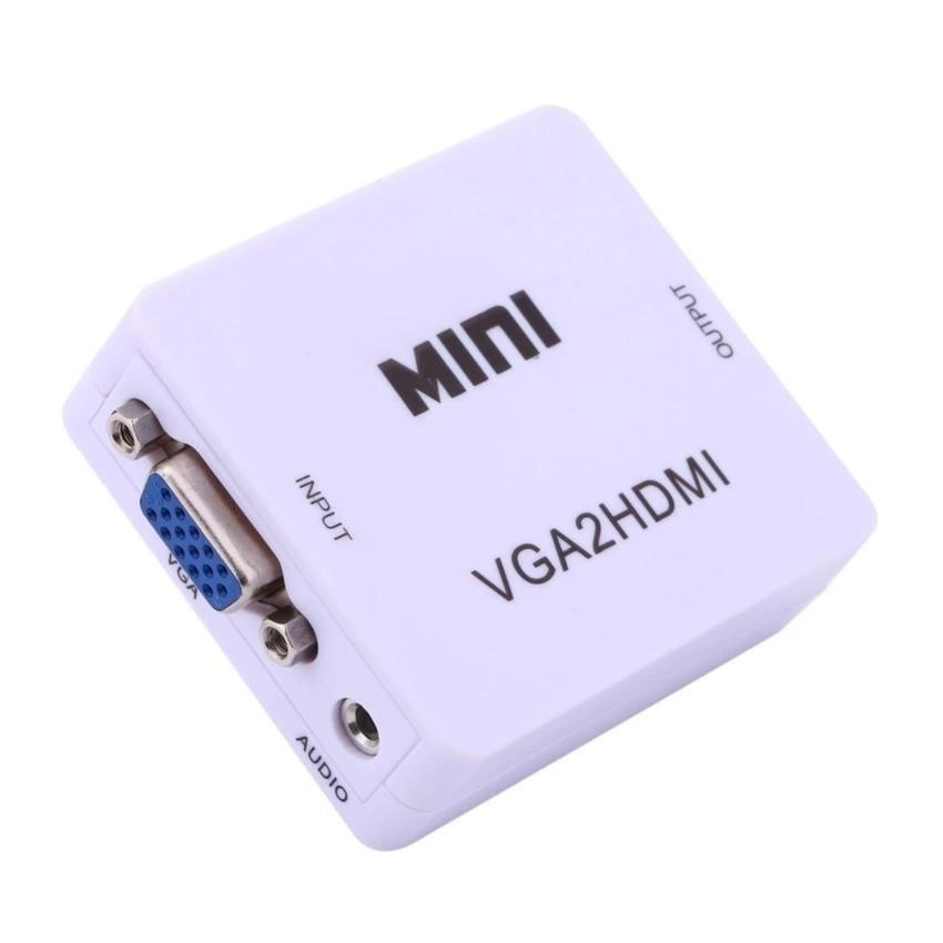 Bộ chuyển đổi tín hiệu từ VGA sang HDMI VGA to HDMI converter (Trắng)