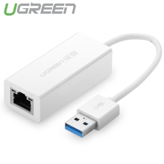Bộ chuyển đổi USB 3.0 sang LAN 10/100/1000 Mbps CR111 20255 (trắng)  