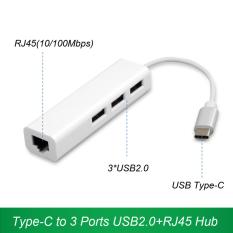 Bộ chuyển đổi USB 3.1 Type C sang USB Hub With RJ45 Ethernet Lan Adapter dành cho Macbook