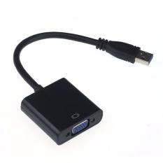 Bộ chuyển USB 3.0 sang VGA Video Display External đen