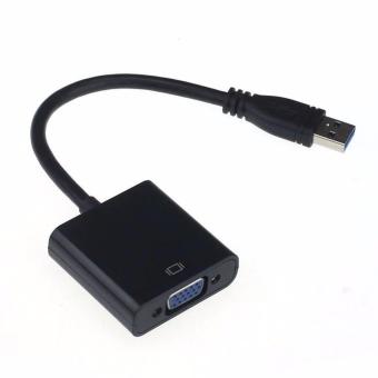 Bộ chuyển USB 3.0 sang VGA Video Display External đen  