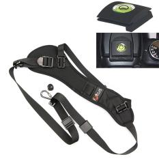 Bộ dây đeo máy ảnh thao tác nhanh chuyên nghiệp Focus + Hạt nước cân bằng gắn đế đèn flash cho máy ảnh đen – PHUKIEN2T
