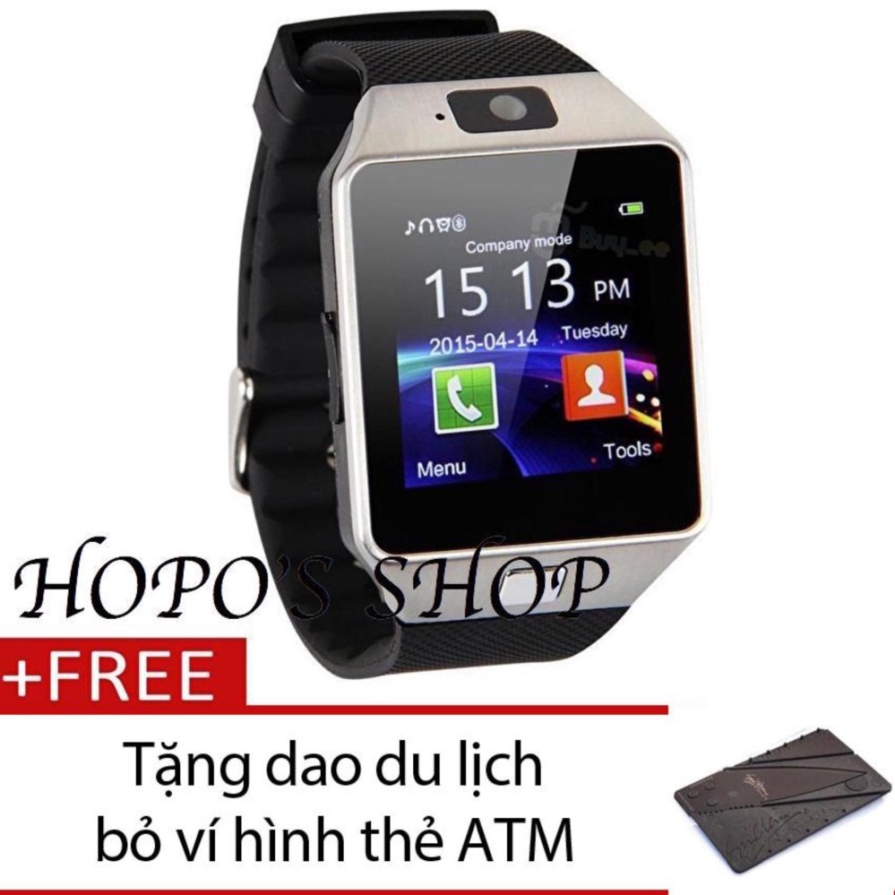 Bộ đồng hồ thông minh Smart Watch Uwatch DZ09 plus + Tặng DAO ATM