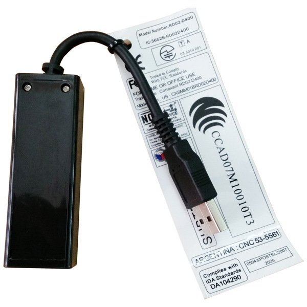 Bộ Fax Modem 56k USB DELL Conexant RD02-D400 (Đen)