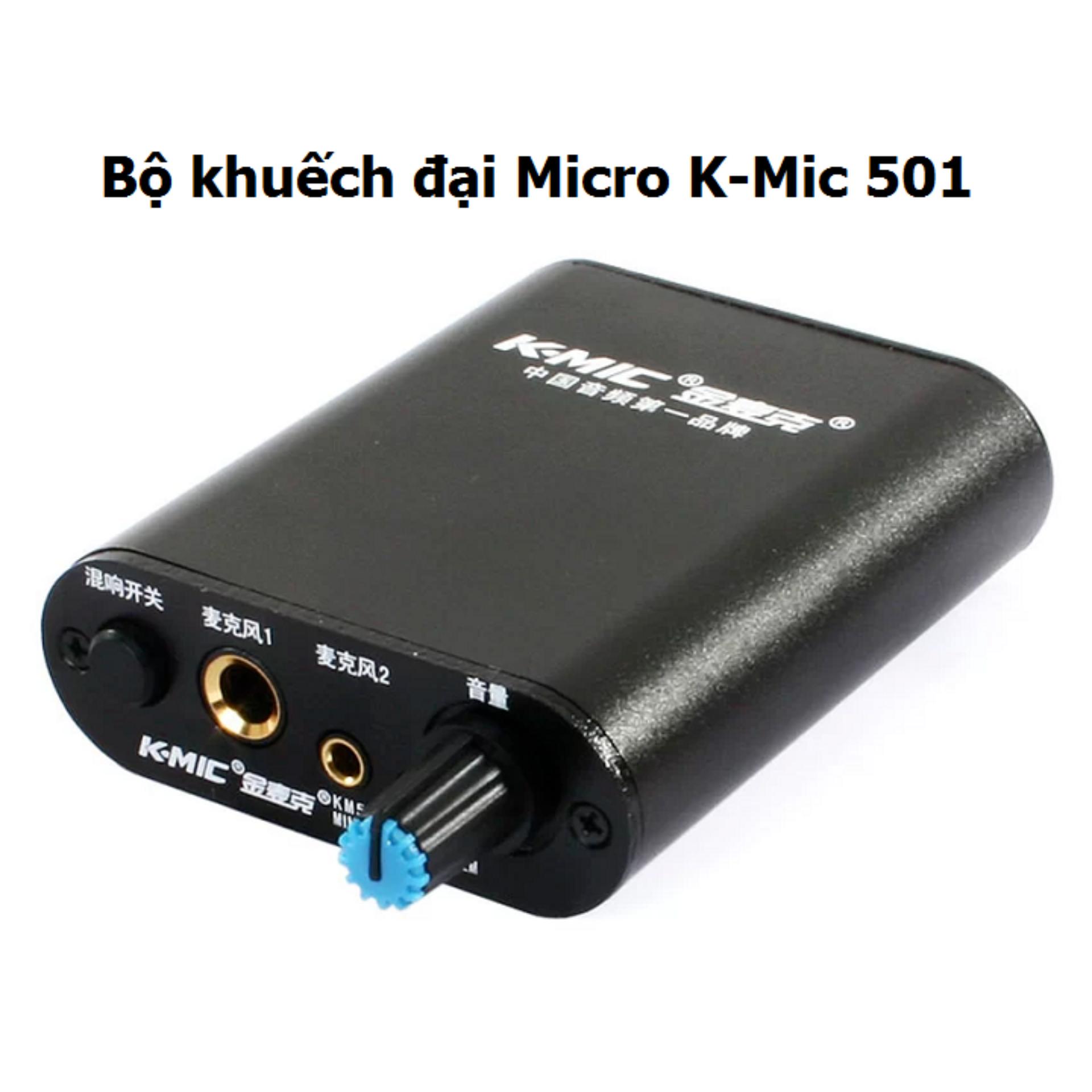 Bộ khuếch đại âm thanh và tạo echo cho micro K-Mic 501
