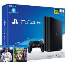 Cách mua Bộ máy chơi game Sony PS4 Pro 1TB tặng kèm đĩa game Crash Bandicoot N. Sane Trilogy và Fifa 2018
