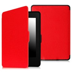 Bộ máy đọc sách Kindle paper AMAZON 2015 (Đen) và Bao da Kindle Paperwhite 2015 (Đỏ) – Hàng nhập khẩu