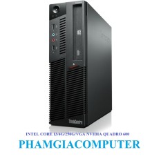 Bộ máy tính LENOVO THINKCENTRE Intel Core i3 530 4 nhân x 2.90up Ram3 4G Hdd 250G VGA NVIDIA QUADRO 600- Hàng nhập khẩu-Đen.