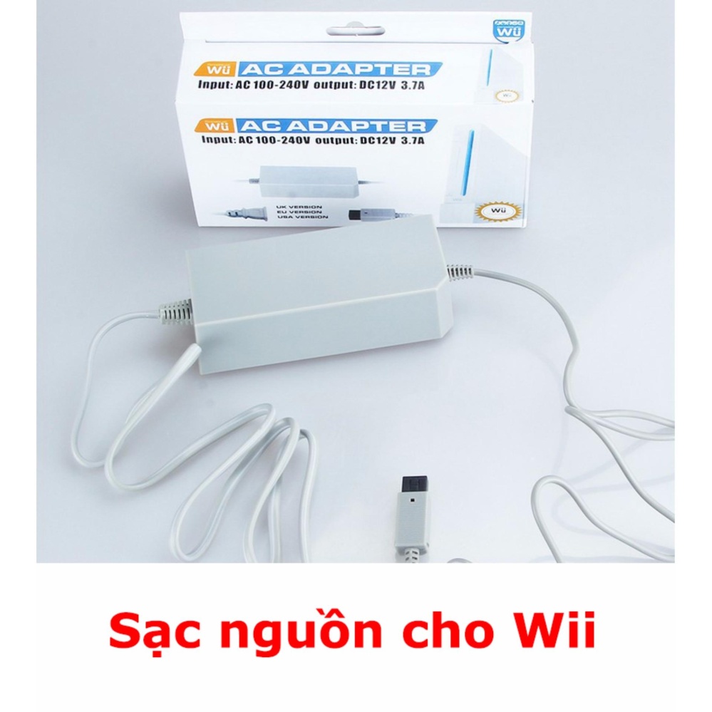 Bộ sạc nguồn adapter 110-240 cho Nintendo Wii 12v-3.7a