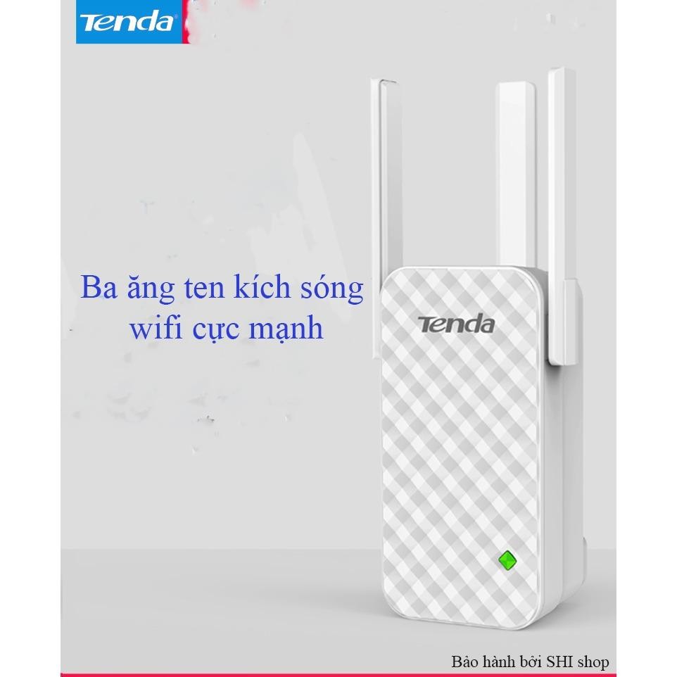 Bộ siêu kích sóng,khuếch đại wifi Tenda 3 ăng ten 300Mbps (model 2017)