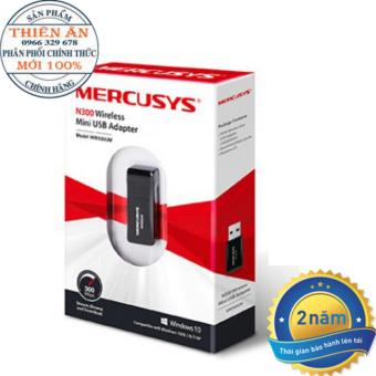 Bộ Thu sóng wifi Mercusys MW300UM USB Chuẩn N 300Mbps  