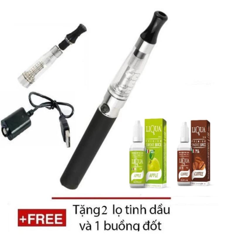 Hình ảnh Bộ thuốc lá điện tử Vape EVOD - CE 2017 (Đen) + 2 Tinh dầu và 1buồng đốt CE dự phòng