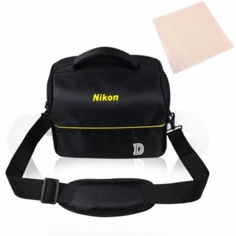 Bộ Túi máy ảnh JYC cho Nikon (Đen) và da cừu lau ống kính