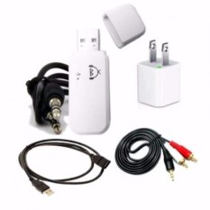 Bộ USB thu bluetooth 4.0 Music Receiver âm thanh cao cấp + tặng cáp USB nối dài và jack bông sen