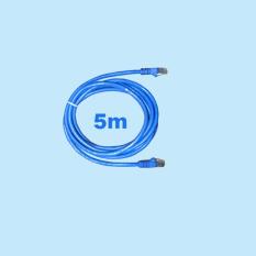 Cable mạng 5 mét bấm sẵn Cat5 xanh