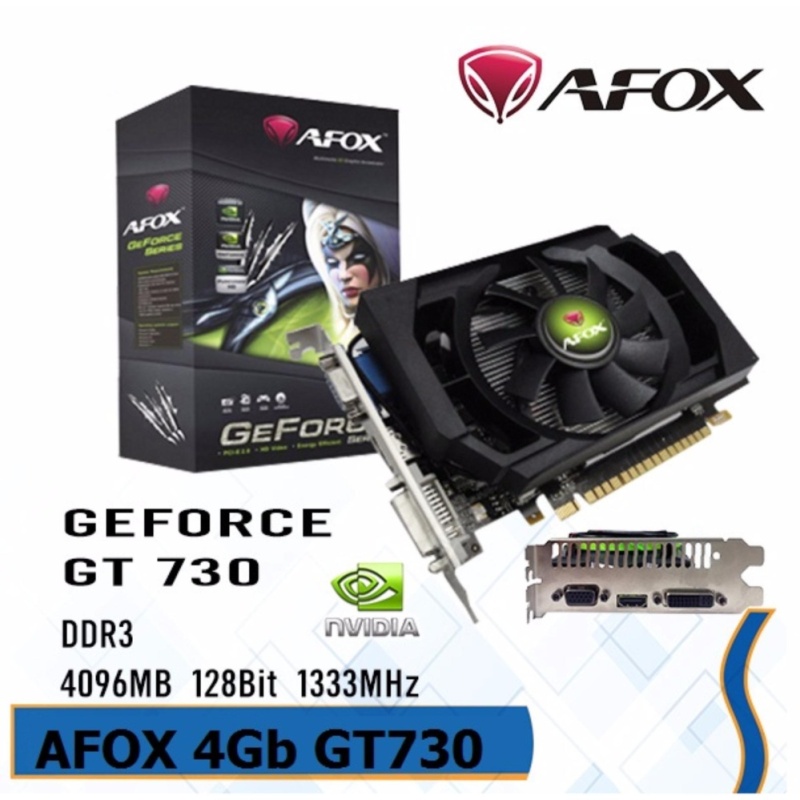 Bảng giá Cạc Màn Hình AFOX 4Gb GT730 DDR3 128Bits Phong Vũ
