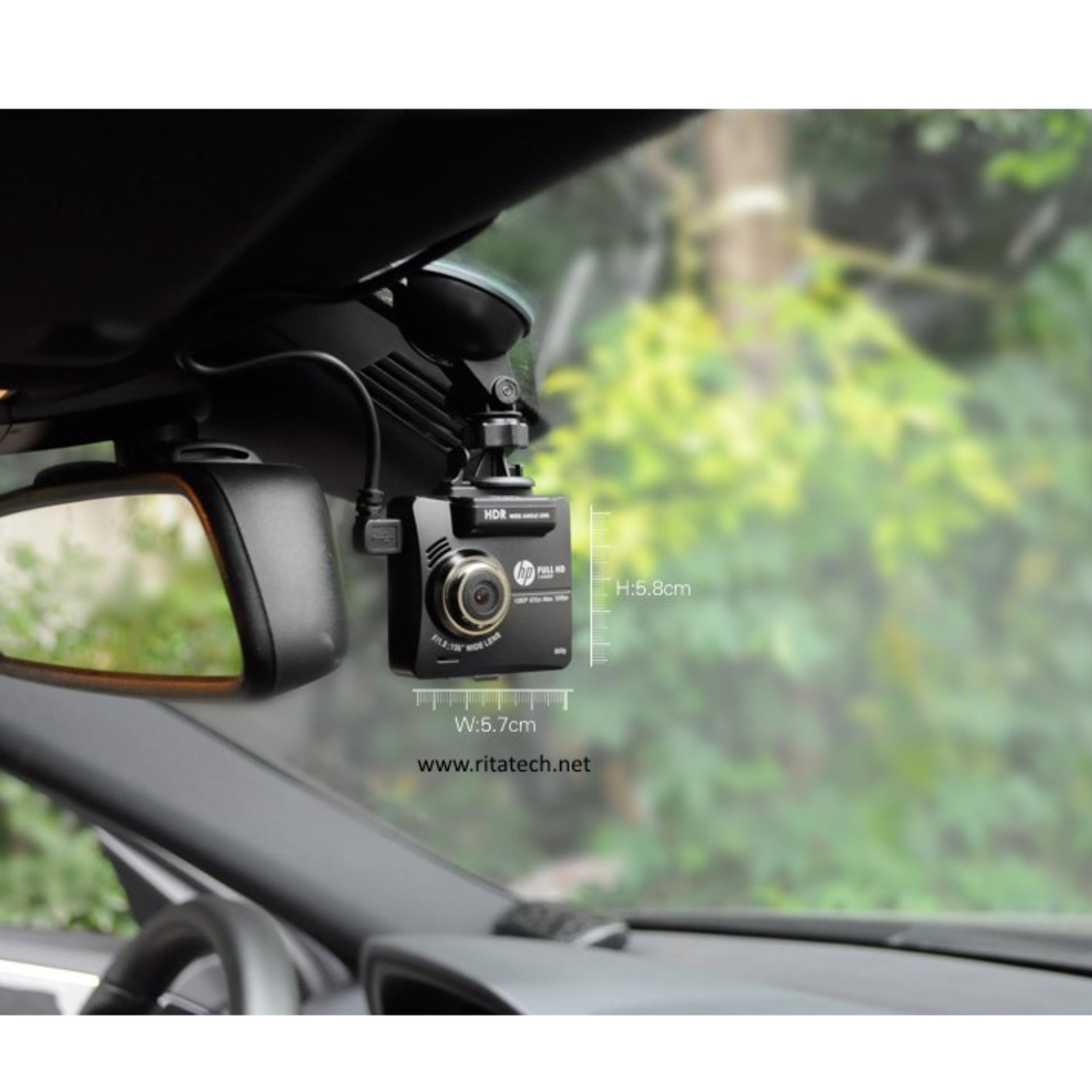 Camera hành trình oto, xe hơi cao cấp HP F550g (thương hiệu Mỹ) - nhà phân phối Agiadep