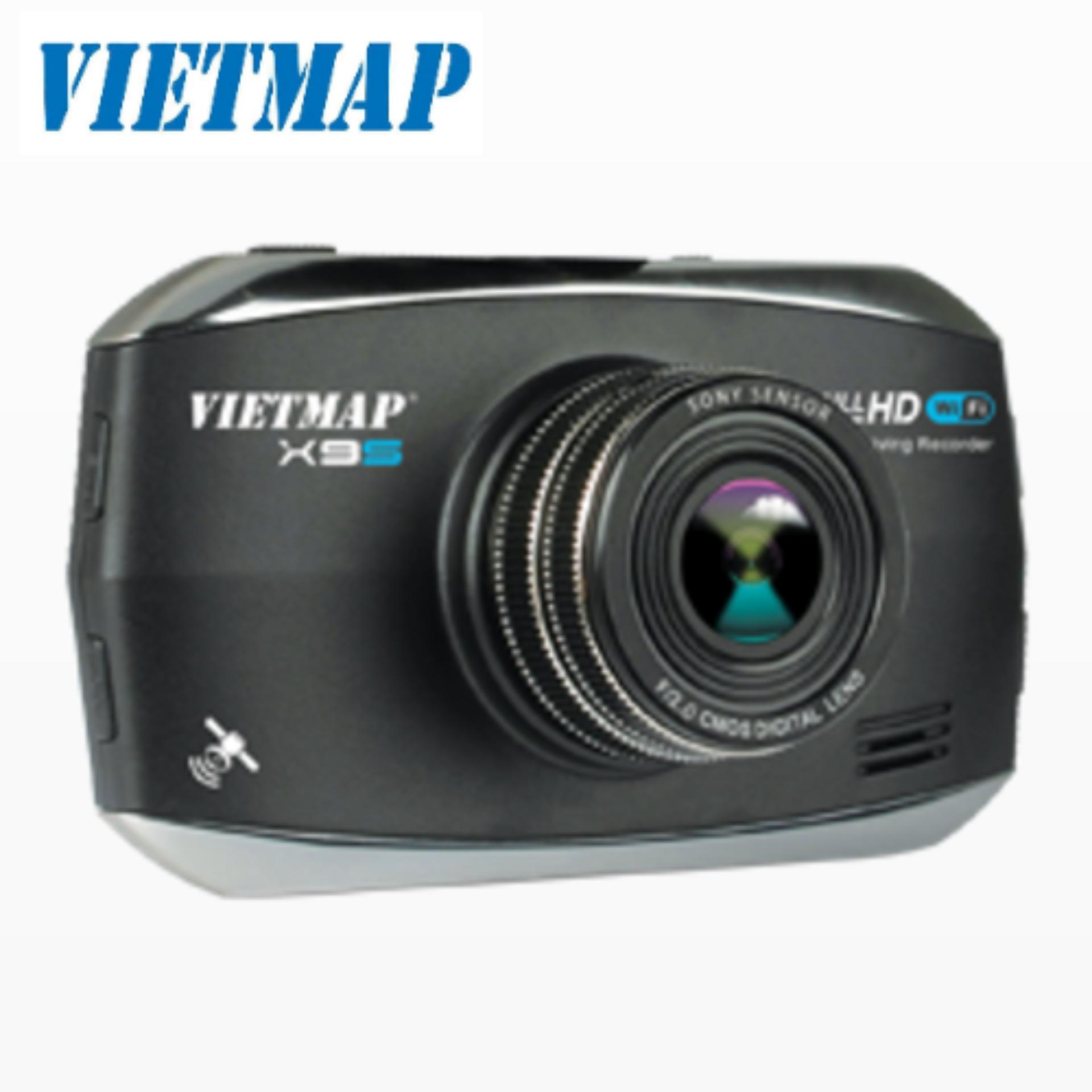 CAMERA HÀNH TRÌNH VIETMAP X9S WIFI + GPS + THẺ NHỚ 64GB