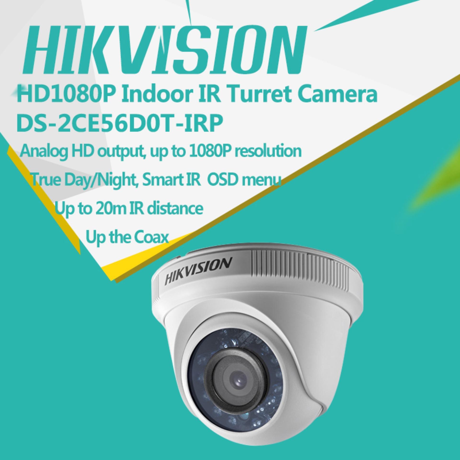 Camera HD-TVI HIKVISION DS-2CE56D0T-IRP Hồng Ngoại 20m 2MP