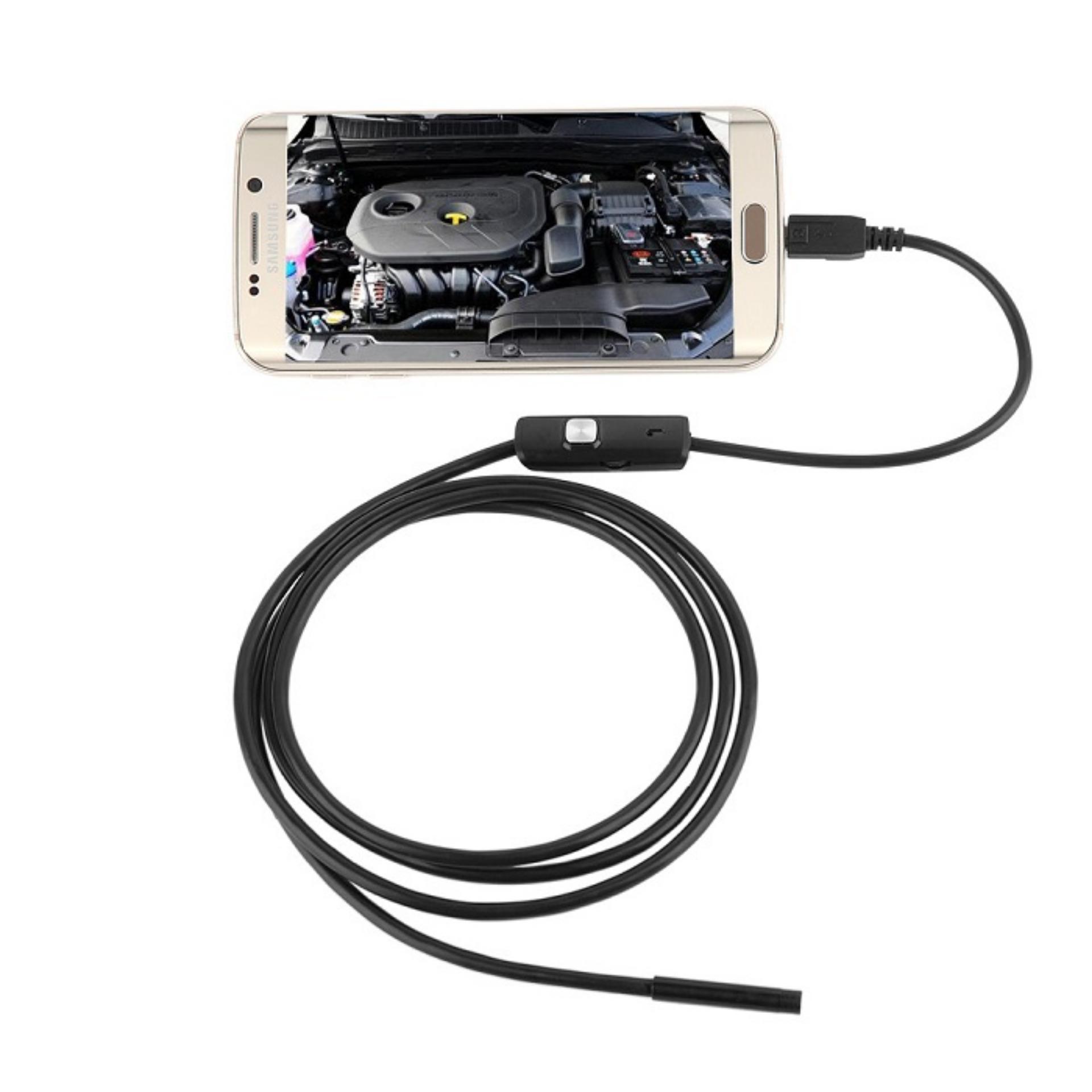 Camera nội soi đường kính siêu nhỏ 5.5mm - dài 5m dùng cho điện thoại Android và Máy tính