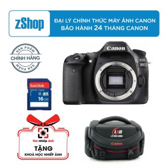 Canon EOS 80D + Kit EF-S 18-55mm f/3.5-5.6 IS STM (Chính hãng Lê Bảo Minh) + Tặng khoá học nhiếp...